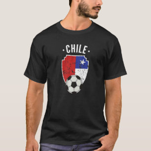 Chile Soccer Chile Flag Football Chilean Pride Roo T-Shirt