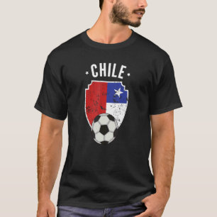 Chile Soccer Chile Flag Football Chilean Pride Roo T-Shirt