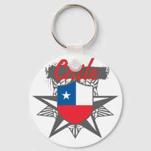 Chile Star Keychain
