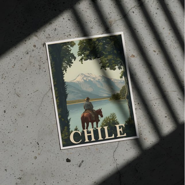 Chile Vintage Travel | Andes Mountain Postcard (Creator Uploaded)