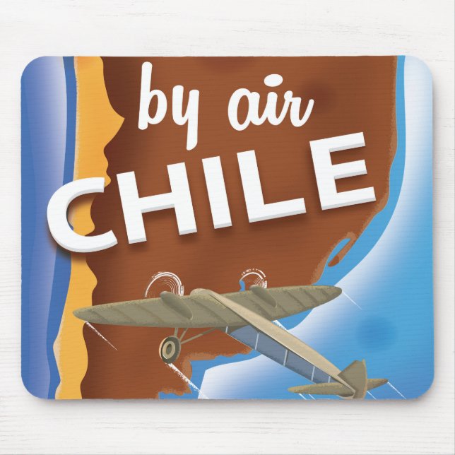 Chile Vintage Travel poster Mouse Pad (Front)