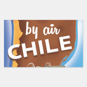 Chile Vintage Travel poster Sticker