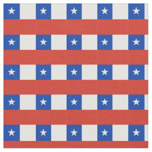 Chilean Flag & Chile Trendy Fabric /fashion
