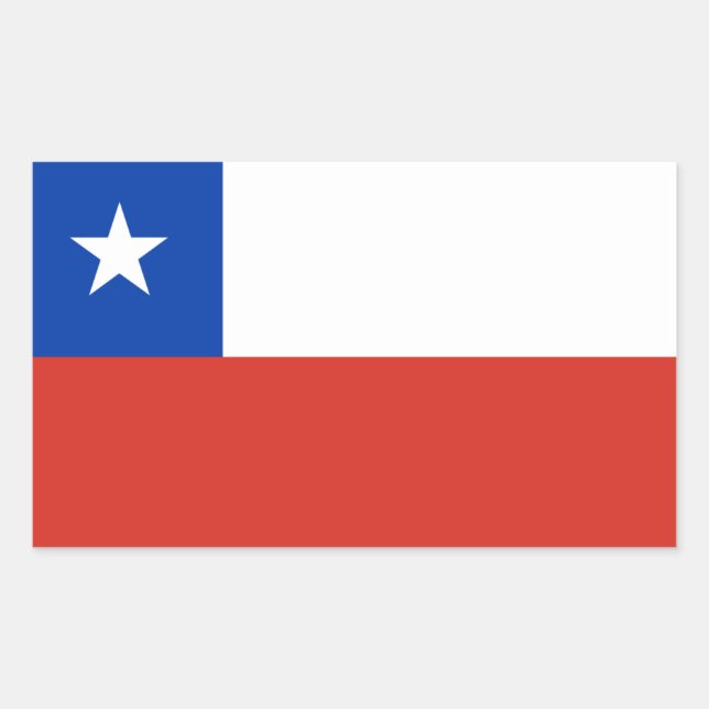 Chilean Flag, Flag of Chile Sticker (Front)