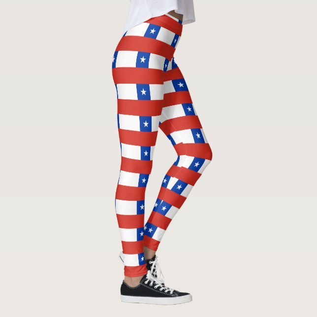 Chilean flag leggings (Right)