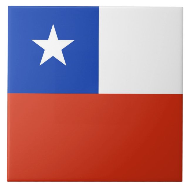 Chilean Flag Tile (Front)