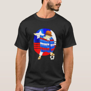 Chilean Football Dabbing Soccer Guy Chile T-Shirt