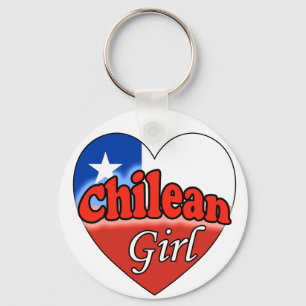 Chilean Girl Keychain