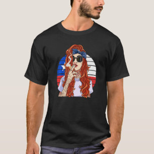 Chilean Girl Latino Pride  Chile Flag Proud Ya Po T-Shirt