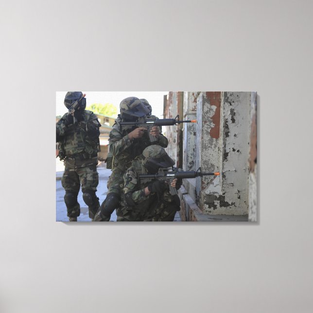 Chilean marines canvas print (Front)
