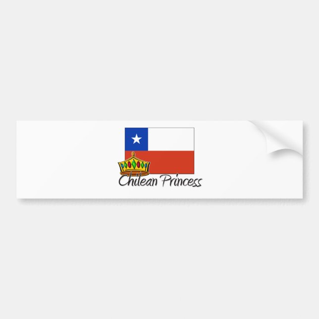 Chilean Princess Bumper Sticker (Front)