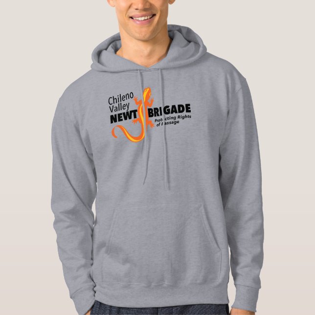 Chileno Valley Newt Brigade Logo Hoodie (Front)