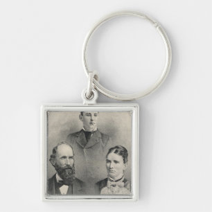 Chiles family portraits keychain