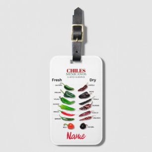 Chiles Fresh and Dry Thunder_Cove  Luggage Tag