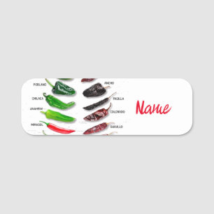 Chiles Fresh and Dry Thunder_Cove  Name Tag