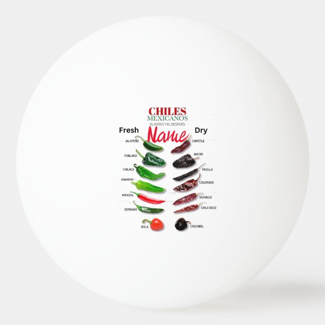 Chiles Fresh and Dry Thunder_Cove  Ping Pong Ball (Front)