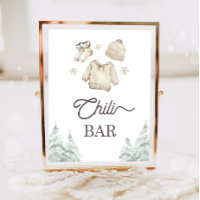 Chili Bar Food Winter Baby It's Cold Outside