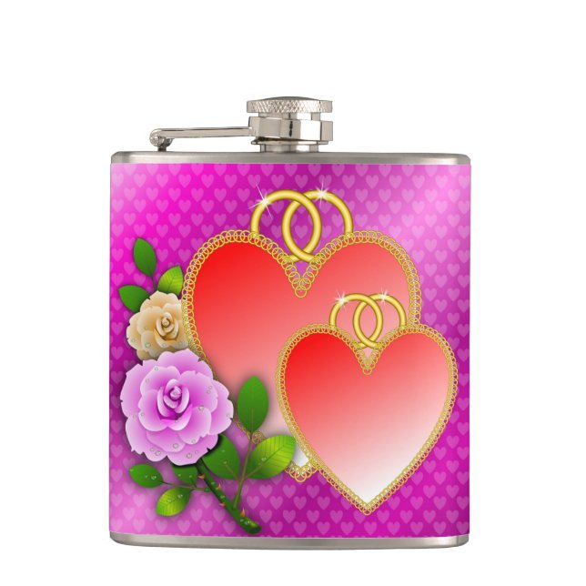 Chili Bowl Hip Flask (Front)