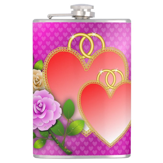 Chili Bowl Hip Flask (Front)