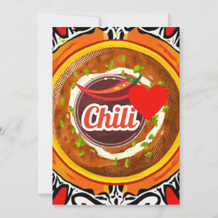 Chili Bowl Holiday Card