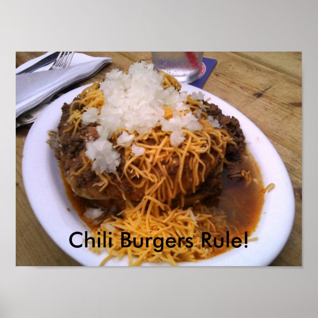 Chili Burger Poster (Front)