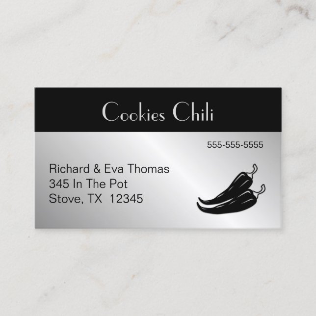 Chili Business Card (Front)