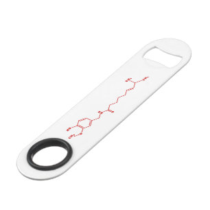 Chili Capsaicin Molecular Chemical Formula Bar Key