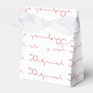 Chili Capsaicin Molecular Chemical Formula Favor Box