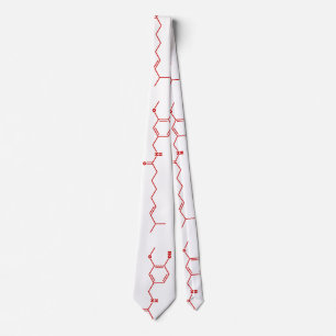 Chili Capsaicin Molecular Chemical Formula Tie