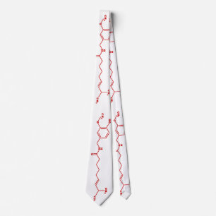 Chili Capsaicin Molecular Chemical Formula Tie