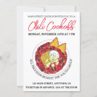 Chili Chilli Soup Cookoff Competition Supper Food