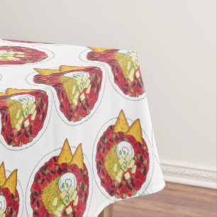 Chili Chilli Soup Cookoff Competition Supper Food Tablecloth