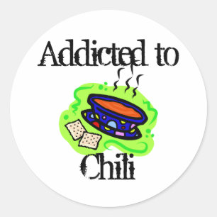 Chili Classic Round Sticker