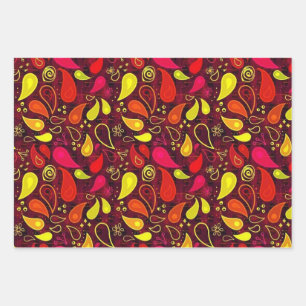 Chili Colours Wrapping Paper Sheet