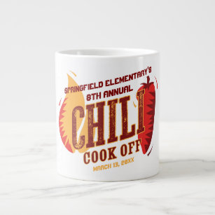 Chili Cook Off   BBQ Cookout Contest Large Coffee Mug