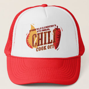Chili Cook Off   BBQ Cookout Contest Trucker Hat