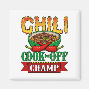 Chili Cook Off Champ Competition Winner Magnet