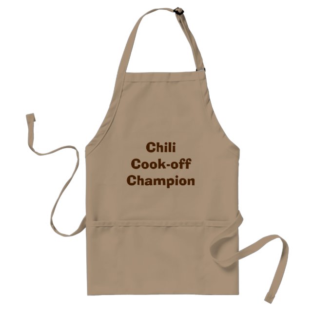 Chili Cook-off Champion Apron (Front)