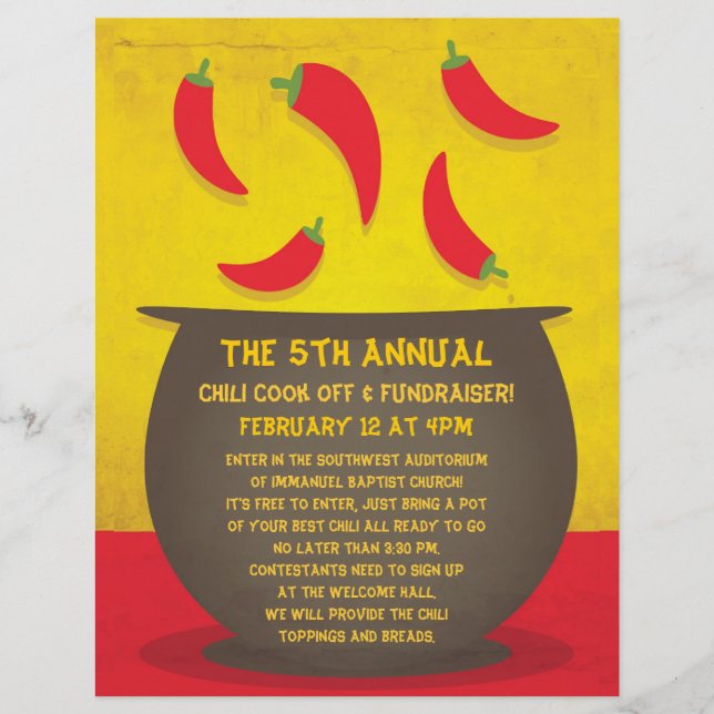 Chili Cook Off Flyer (Front)