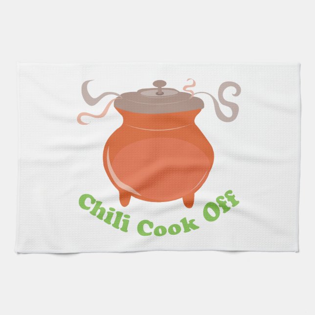 Chili Cook Off Kitchen Towel (Horizontal)