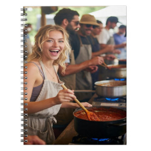 Chili Cook Off Photo Customize Notebook