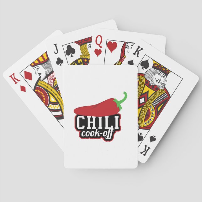 Chili Cook-Off Playing Cards (Back)