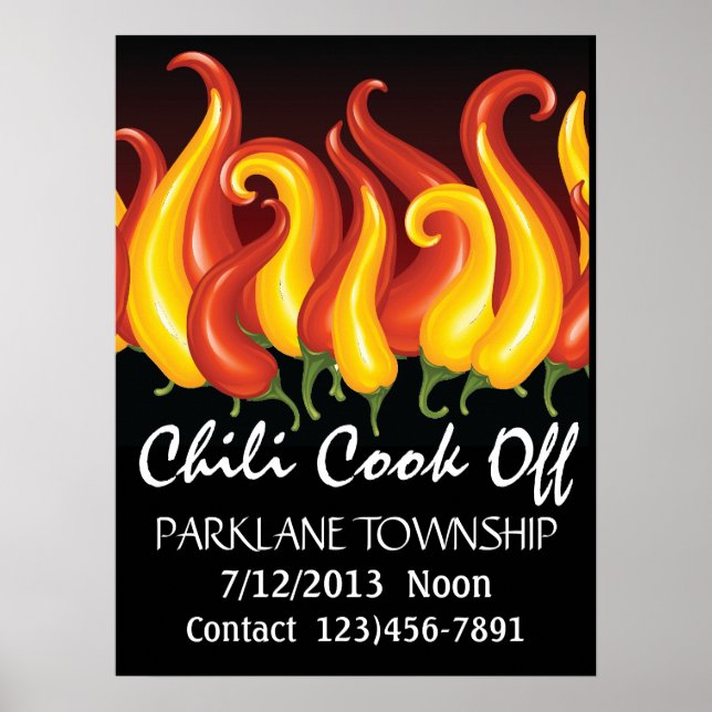 Chili Cook Off Poster - SRF (Front)
