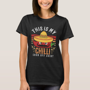 Chili Cook Off Spicy Food Contest Competition Awar T-Shirt