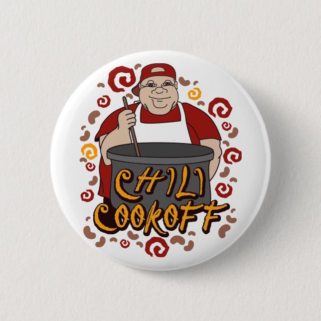 Chili Cookoff 2 Inch Round Button (Front)
