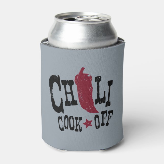 Chili CookOff Competition Can Cooler (Can Front)