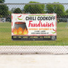 Chili Cookoff Fundraiser Banner with qr code
