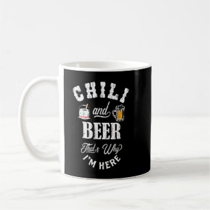 Chili Cookoff Funny  Chili And Beer   Coffee Mug