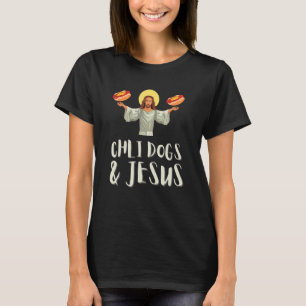 Chili Dog And Hot Dog Man And Chili Con Carne Food T-Shirt