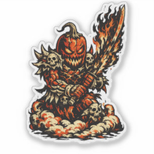 Chili Fire Demon Halloween — Dark Warrior Retro